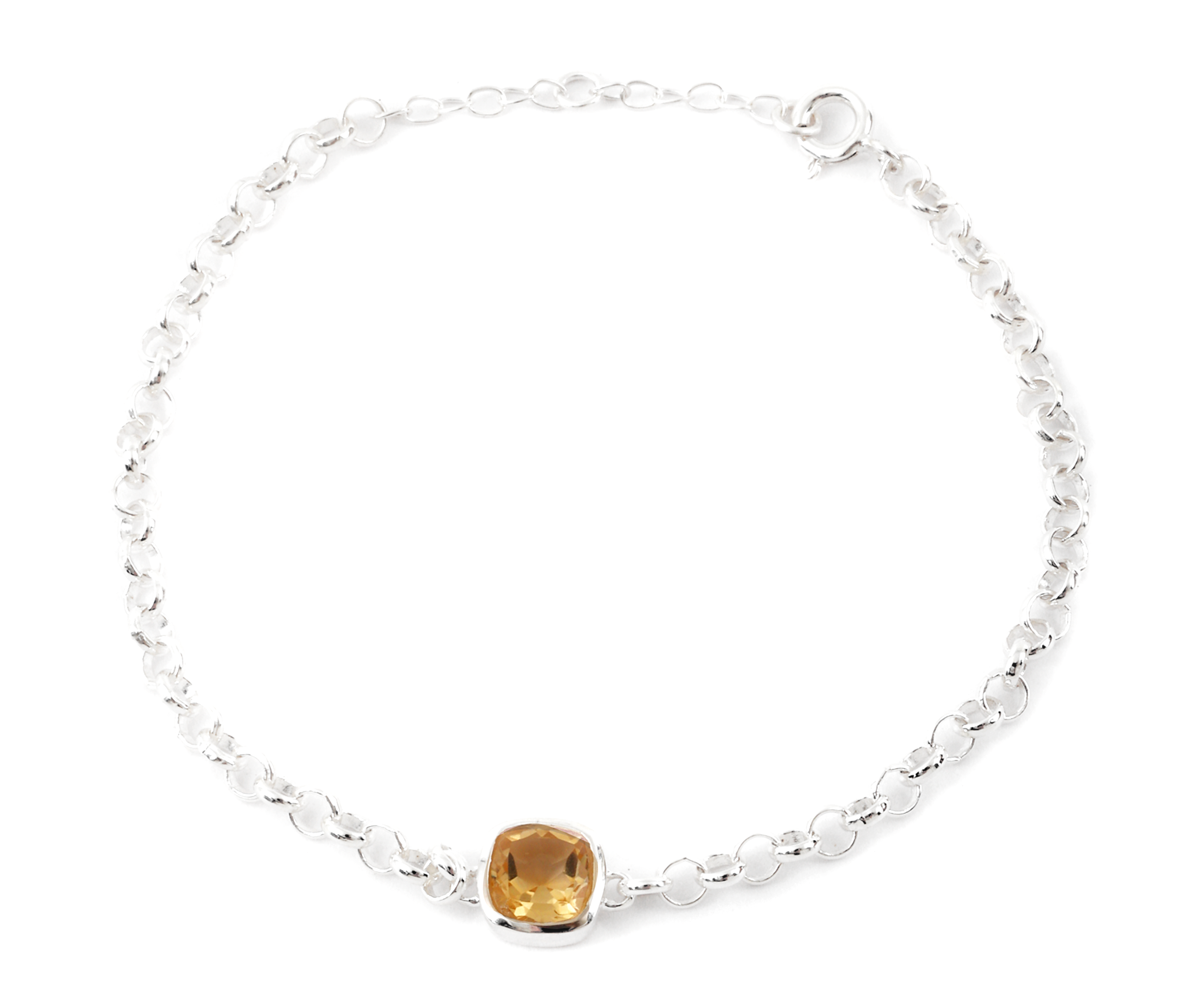 Quad Bracelet - Citrine